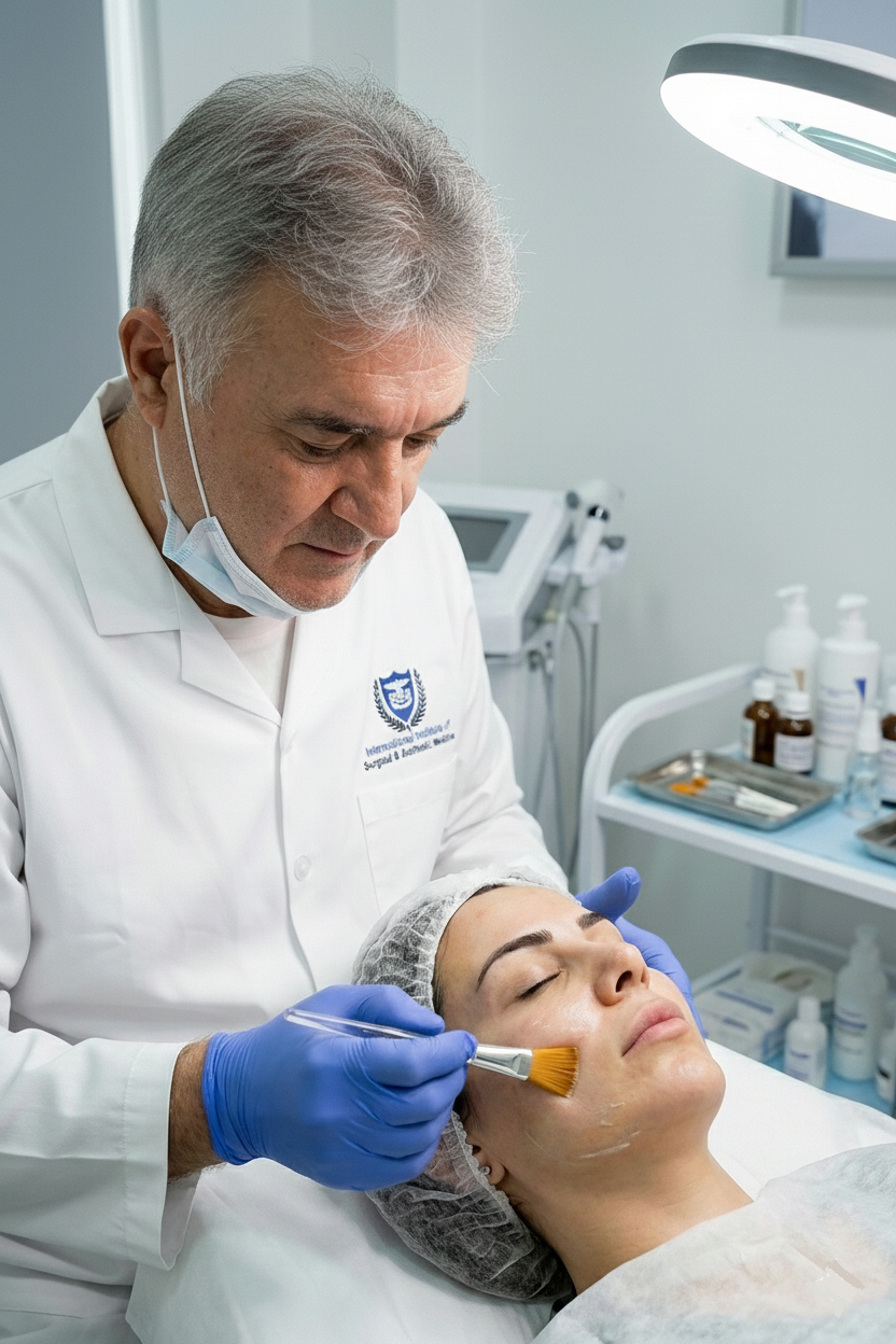 Salicylic 20% solution with diagram of deep pore penetration